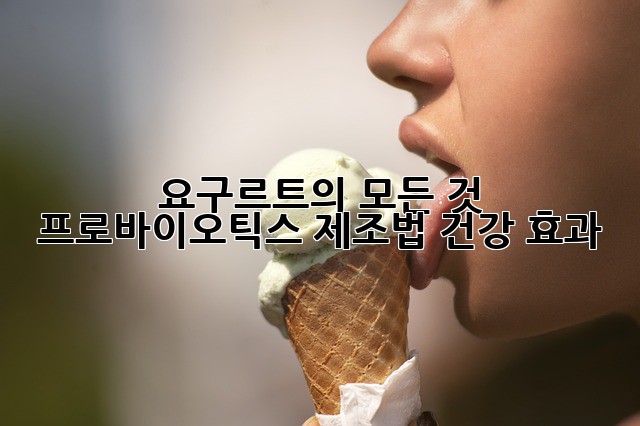 요구르트의 모든 것: 프로바이오틱스, 제조법, 건강 효과
