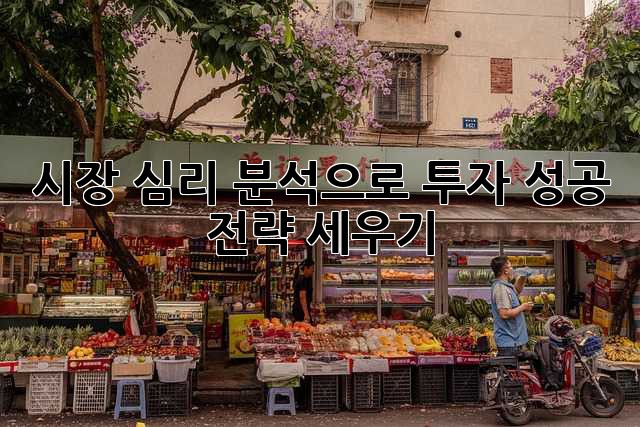 시장 심리 분석으로 투자 성공 전략 세우기
