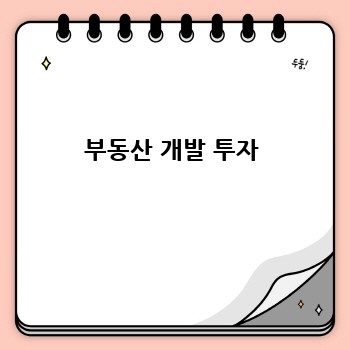 부동산 개발 투자