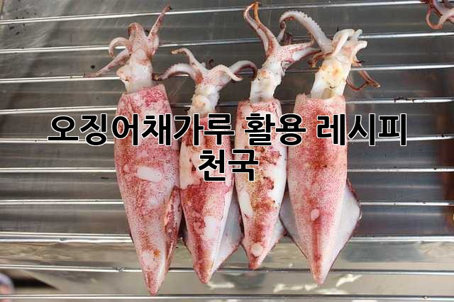 오징어채가루 활용 레시피 천국! ✨
