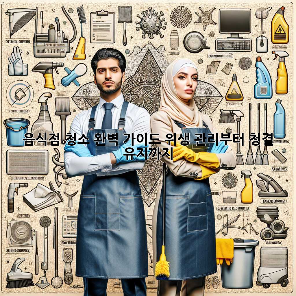 음식점 청소 완벽 가이드: 위생 관리부터 청결 유지까지