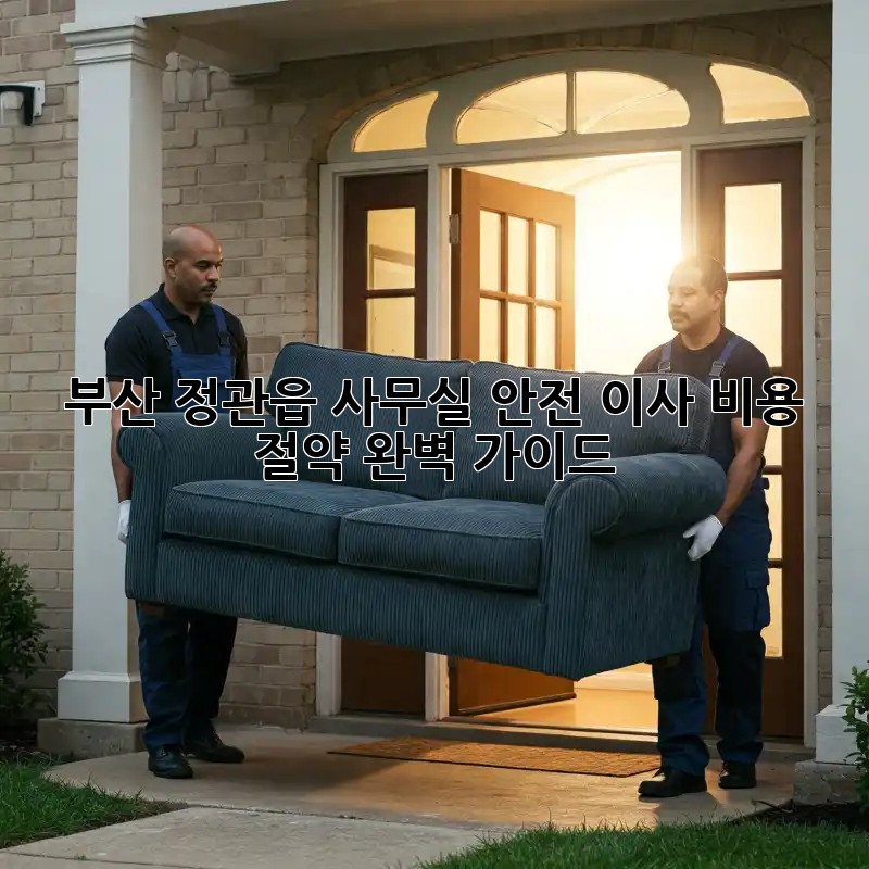 부산 정관읍 사무실 안전 이사, 비용 절약 완벽 가이드!