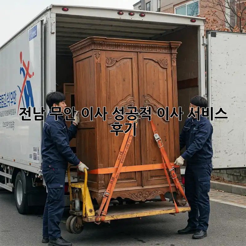 전남 무안 이사🚚💨 성공적! 이사 서비스 후기🏡✨
