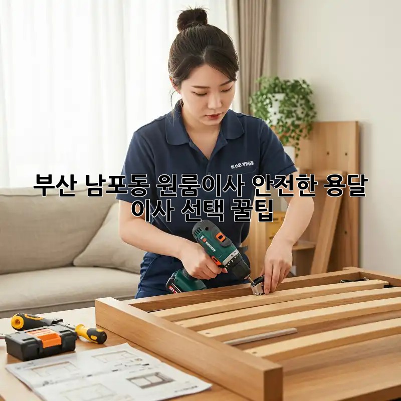 부산 남포동 원룸이사, 안전한 용달 이사 선택 꿀팁 🚚