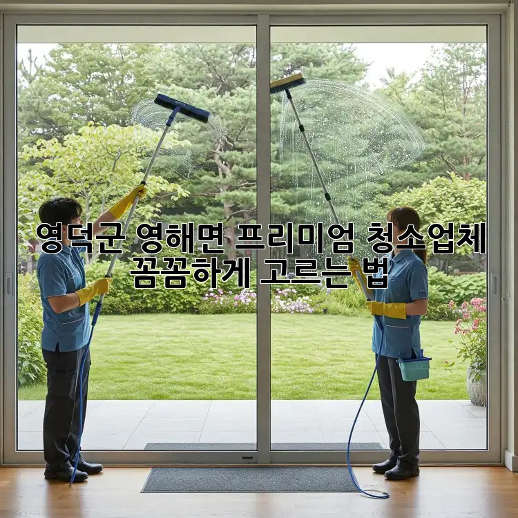 ✨영덕군 영해면 프리미엄 청소업체, 꼼꼼하게 고르는 법✨
